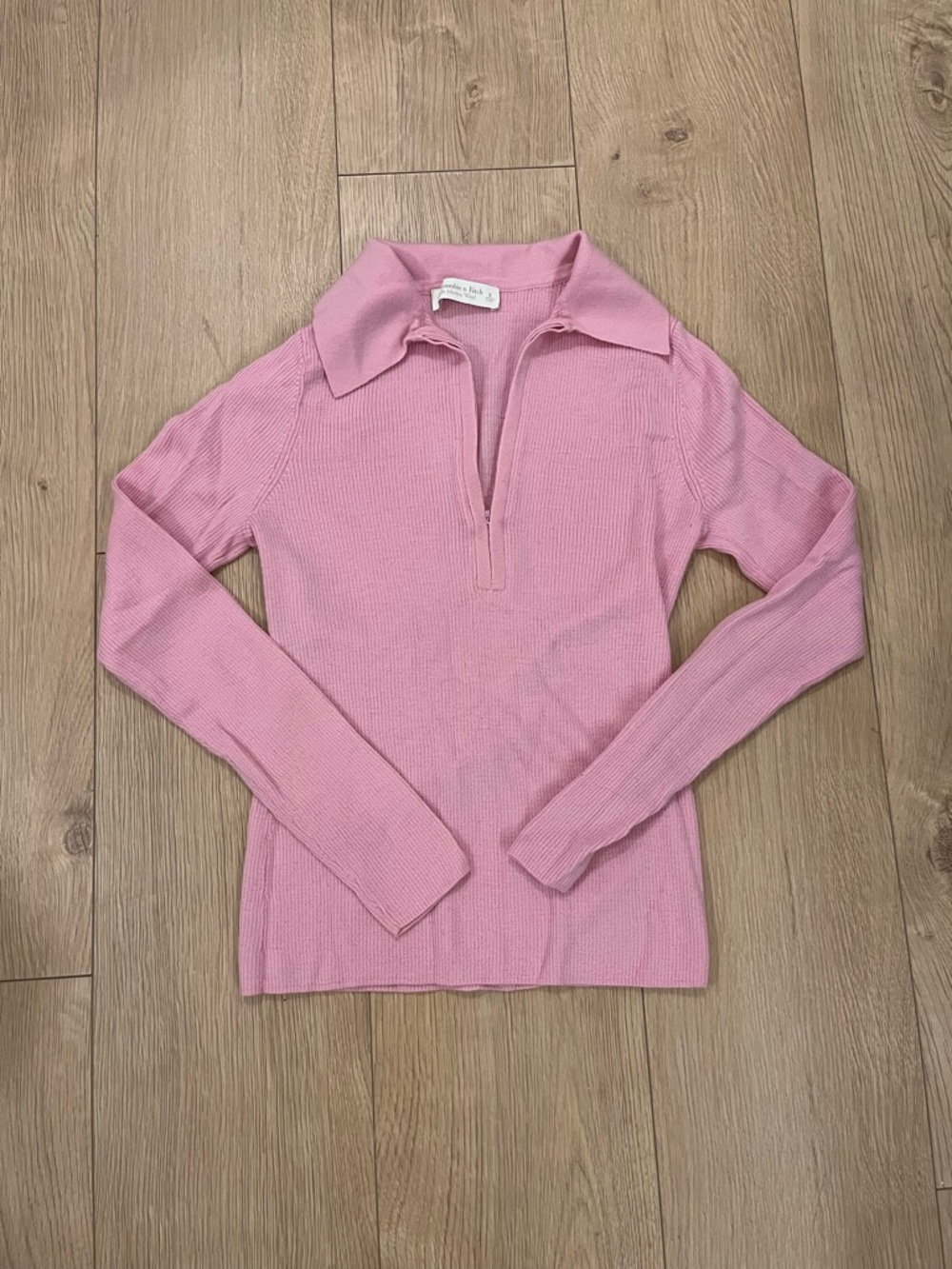 Merino Wool Half-Zip Polo - Picture 2 of 5